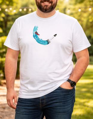 FRUIT OF THE LOOM T-shirt με στάμπα K5492 BIG